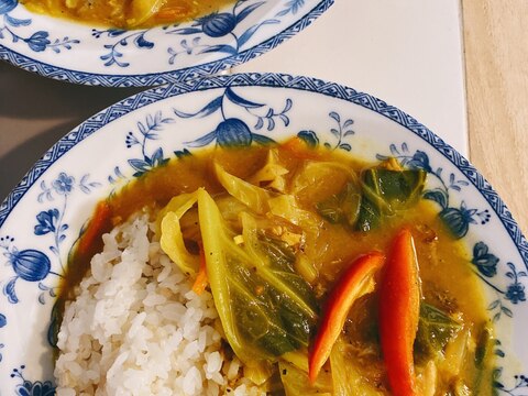 さば缶を使って シーフードカレー